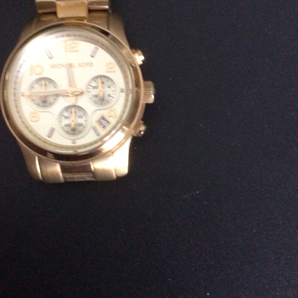 Michael Kors Gold-Tone Chronograph Watch